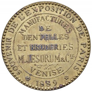 VENICE souvenir medal 1889 - MD (g 17.12 - Ø 36 mm)...