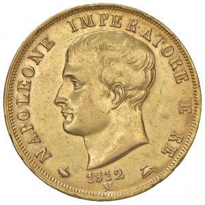 Napoléon (1804-1814) Milan - 40 Lire 1812 Pointes façonnées...