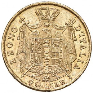 Napoleon (1805-1814) Milan - 40 Lire 1814 Shaped tips...