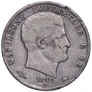 Napoleone (1804-1814) Venezia - 2 Lire 1812 Puntali aguzzi -...