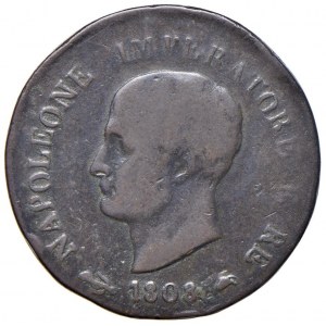 Napoleone (1805-1814) Venezia - Soldo 1808 - Gig. 30 CU (g 9...