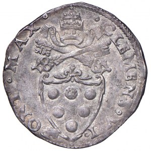 Klement VII (1523-1534) Július - Munt. 54 AG (g 3,74) R Bel...