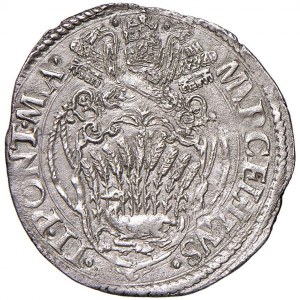 Marcello II (1555) Giulio - Munt. 1 AG (g 3,01) Leggerea por...