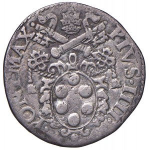 Pie IV (1559-1565) Ancona - Testone - Munt 49 AG (g 7,99) To...