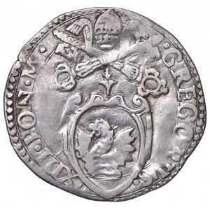 Gregorio XIII (1572-1585) Fano - Giulio - Munt. 382 AG (g 3,...