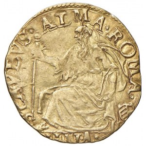 Paolo V (1605-1621) Scudo A. II - Munt. 11 AU (g 3,33) RR...