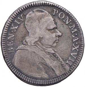 Benedict XIV (1740-1758) Fifth of shield 1756 A. XVII - Mun...