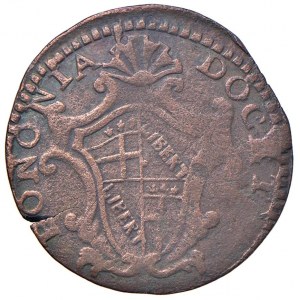 Benedetto XIV (1740-1758) Mezzo bolognino 1755 - Munt. 236g ...