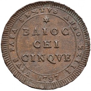 Pio VI (1775-1799) Madonnina 1797 - Nomisma 130 CU (g 14,99)...