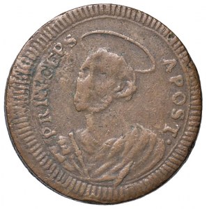 Pio VI (1775-1799) Roma - Sampietrino 1795 con PRINCEPS APOS...