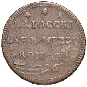 Pio VI (1775-1799) Sampietrino 1796 - Nomisma 134 CU (g 18,0...