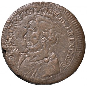 Pio VI (1775-1799) Roma - Sampietrino 1796 con T M - Nomisma...