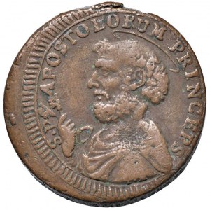 Pio VI (1775-1799) Sampietrino 1796 - Nomisma 134 CU (g 17,5...