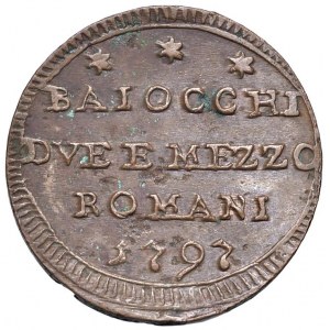 Pius VI (1775-1799) Rím - Sampietrino 1797 s T M - Nomisma...