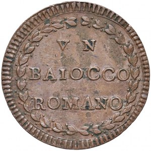 Pio VI (1775-1799) Baiocco A. XI - Nomisma 183 CU (g 8,99) D...