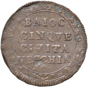 Pio VI (1775-1799) Civitavecchia - Madonnina 1797 con T M - ...