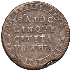 Pio VI (1775-1799) Civitavecchia - Madonnina 1797 A. XXIII V...