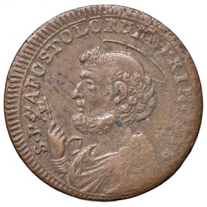 Pio VI (1775-1799) Civitavecchia - Sampietrino 1796 - Nomism...