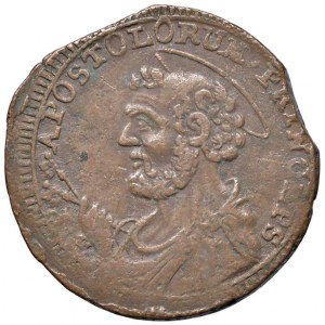 Pius VI. (1775-1799) Fermo - Sampietrino 1796 - Nomisma 50 CU ...