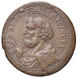 Pio VI (1775-1799) Gubbio - Sampietrino 1796 stella sotto la...