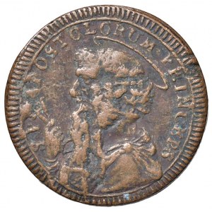 Pio VI (1775-1799) Gubbio - Sampietrino 1796 - Nomisma 68 CU...
