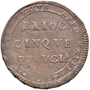 Pius VI (1775-1799) Perugia - Madonnina 1797 - Nomisma 97 CU ...