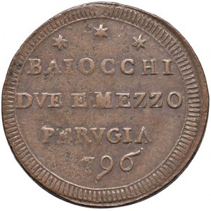 Pio VI (1775-1799) Perugia - Sampietrino 1796 - Nomisma 112 ...