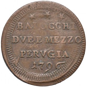 Pio VI (1775-1799) Perugia - Sampietrino 1796 - Nomisma 112 ...