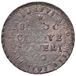 Pio VI (1775-1799) San Severino - Madonnina 1797 con T M - N...