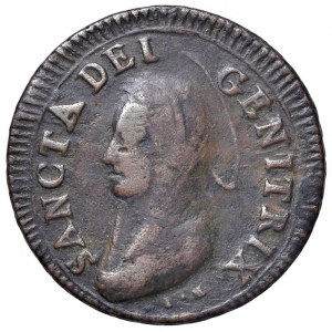 Pio VI (1775-1799) San Severino - Madonnina 1797 con T M - N...