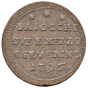 Pio VI (1775-1799) San Severino - Sampietrino 1796 - Nomisma...