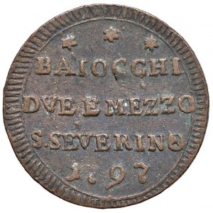 Pio VI (1775-1799) San Severino - Sampietrino 1797 - Nomisma...