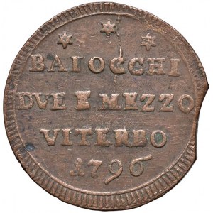 Pio VI (1775-1799) Viterbo - Sampietrino 1796 - Nomisma 154 ...