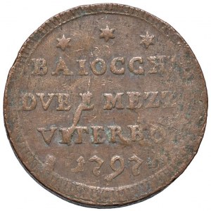 Pius VI (1775-1799) Viterbo - Sampietrino 1797 - Nomisma 156 ...