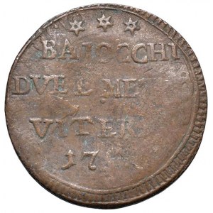 Pio VI (1775-1799) Viterbo - Sanpietrino ridotto 1797 - Nomi...
