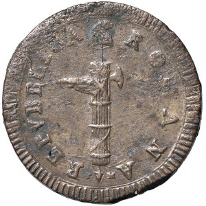 Repubblica romana (1798-1799) Roma - 2 Baiocchi con T M - Br...