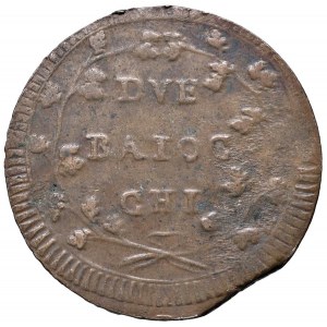 Repubblica romana (1798-1799) 2 Baiocchi - CU (g 14,61) Di c...