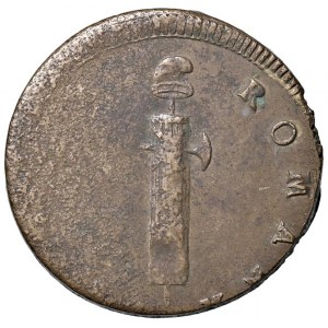 Repubblica romana (1798-1799) 2 Baiocchi - CU (g 14,41) Di c...