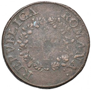 Repubblica romana (1798-1799) Fermo - 2 Baiocchi 1798 - Brun...
