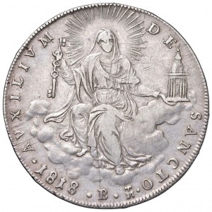 Pio VII (1800-1823) Bologna - Scudo 1818 A. XVIII - Nomisma ...