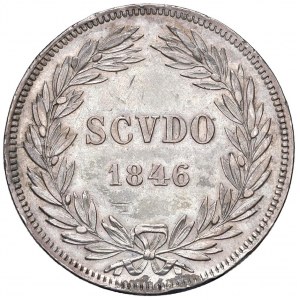 Gregorio XVI (1831-1846) Scudo 1846 A. XVI - Nomisma 427 AG ...