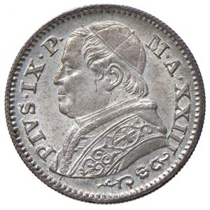 Pio IX (1846-1870) 10 Soldi 1868 A. XXIII - Nomisma 886 AG (...