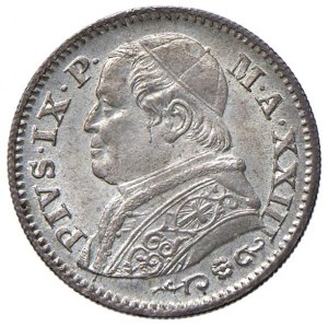 Pius IX (1846-1870) 10 Soldi 1868 A. XXIII - Nomisma 886 AG (...