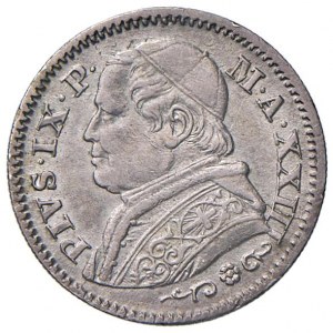 Pius IX (1846-1870) 10 Soldi 1868 A. XXIII - Nomisma 886 AG (...