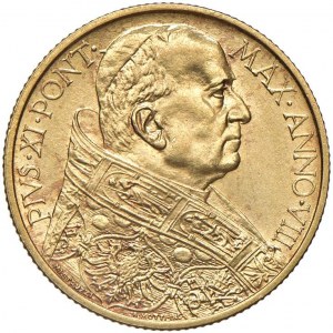 Pius XI (1922-1939) 100 lirów 1929 A. VIII - Nomisma 911 AU (g...