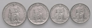 Pius XII (1939-1958) 2 lira, lira and 50 cents (2) 1942 - C...