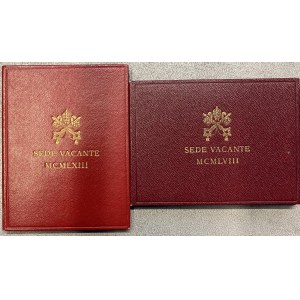 Sede Vacante 1958 und Sede Vacante 1963 - 500 Lire - AG Lot ...