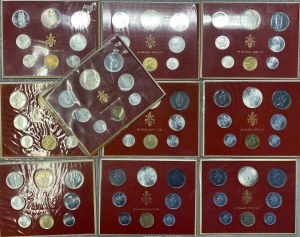 Paul VI (1963-1978) Lot of 10 Divisionals in the cards ...