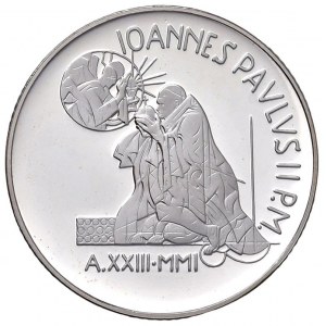 Giovanni Paolo II (1978-2005) 5.000 Lire 2001 Pasqua di Risu...