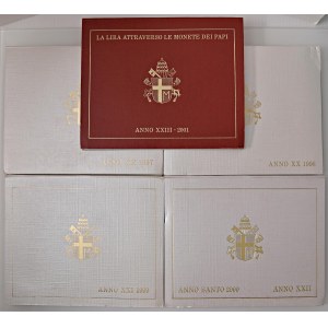 Giovanni Paolo II (1978-2005) Lotto di 5 Divisionali dall'A....
